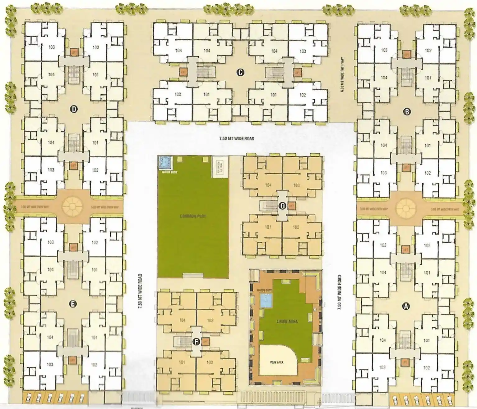 Chiloda Greens - Phase I, Wings A, B And C